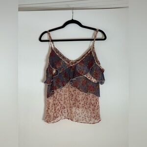 Free People Floral Tank